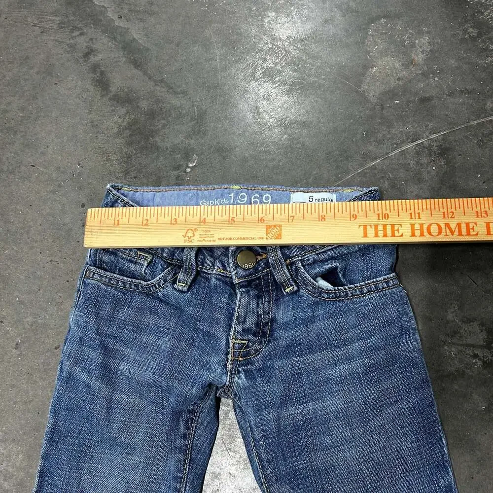 GapKids 1969 Girls Boot Cut Jeans Size 5 Regular Y2K